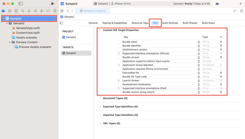[Swift]Info.plistの編集方法│kkfactory92